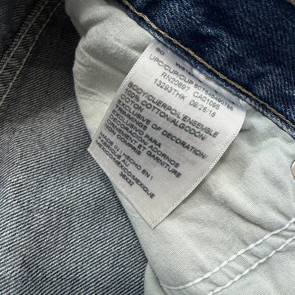 Vintage Dickies Jeans Men's 36x32 Blue Faded Denim Workwear Work 90s Grunge - Picture 4 of 8